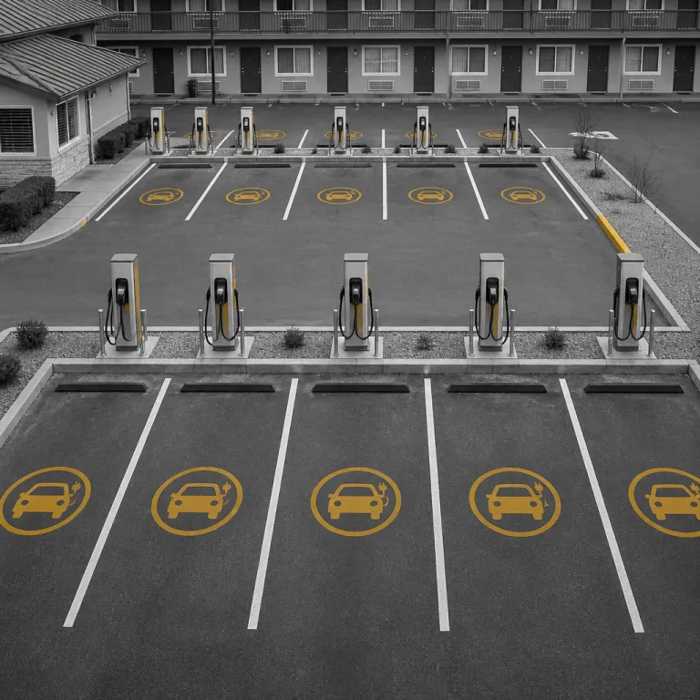 EV-Ready Parking Is Now the Law in California: What It Means for Motel Travelers